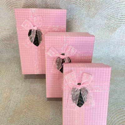Набір подарункових коробок "Pink"