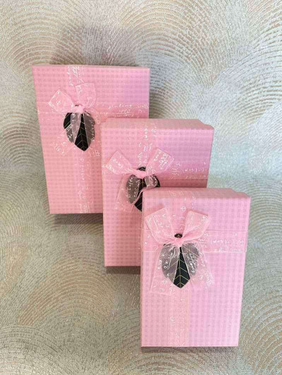 Набір подарункових коробок "Pink"