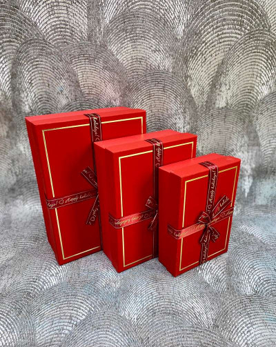 Набір подарункових коробок "Red"