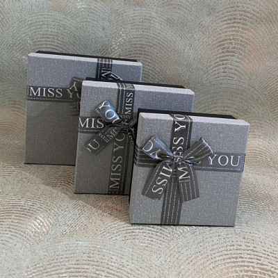 Набір подарункових коробок " Miss you"