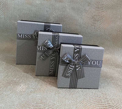 Набір подарункових коробок " Miss you"