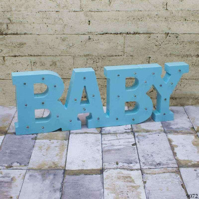 Светодиодная надпись "BABY"
